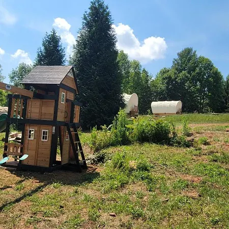 Covered Wagons Hill Camp - Wagon 4 Lenoir Exterior foto