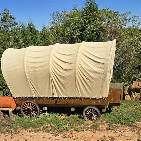 Covered Wagons Hill Camp - Wagon 4 Lenoir Exterior foto